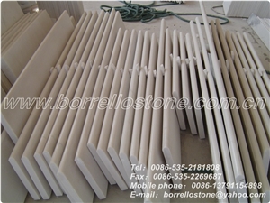 Pure White Marble Stair Tread