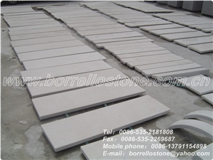 Pure White Marble Stair Tread, China White Marble Stair Treads