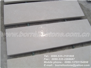 Pure White Marble Stair Tread, China White Marble Stair Treads