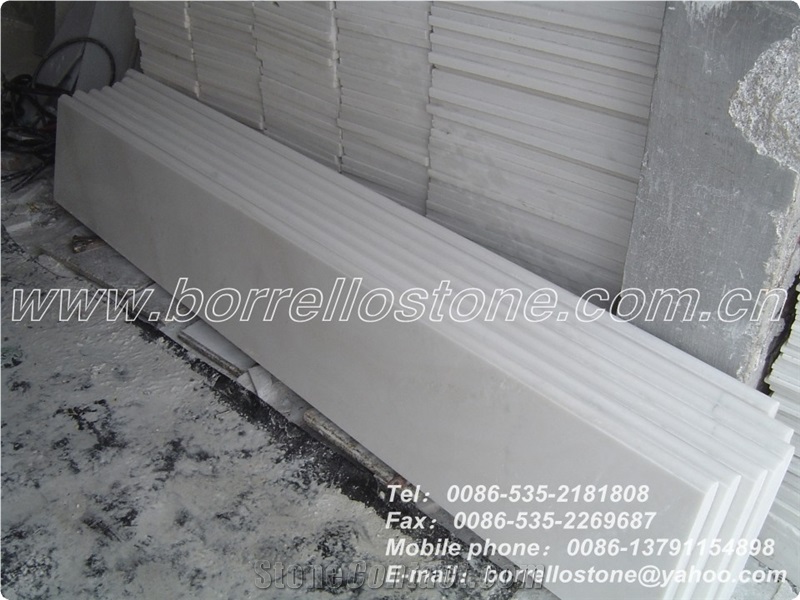 Pure White Marble Windowsill, China White Marble Window Sills, Doors