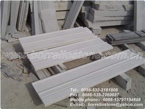 White Marble Baseboard, China White Marble Molding, Border