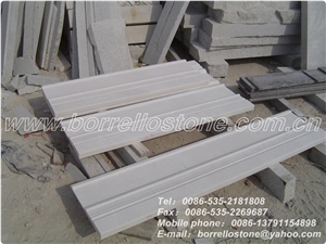White Marble Baseboard, China White Marble Molding, Border
