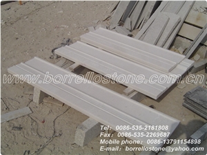 White Marble Baseboard, China White Marble Molding, Border