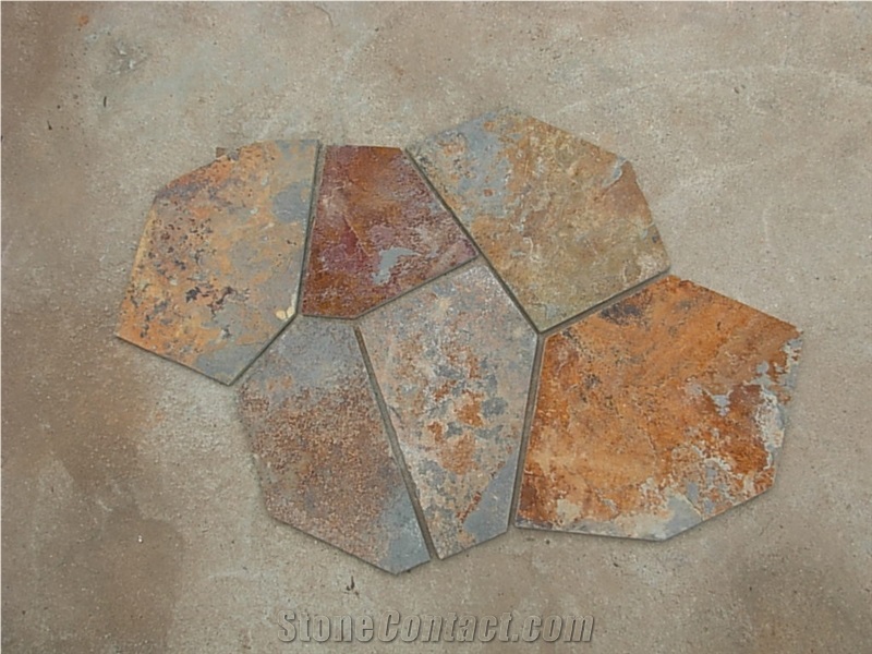 Copper Slate, Crazy Pattern