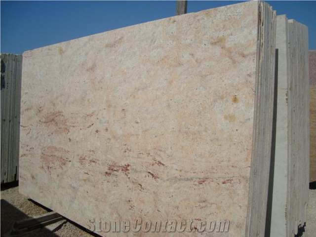 Ivory Cream Granite Slabs, India Beige Granite