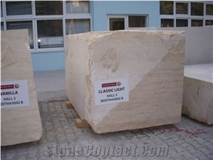 Classic Vein Cut Travertine Blocks, Classic Travertine Block