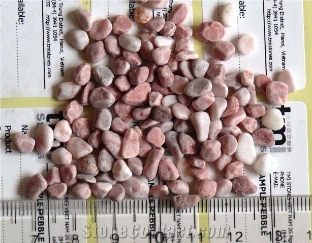 Pink Marble Pebbles