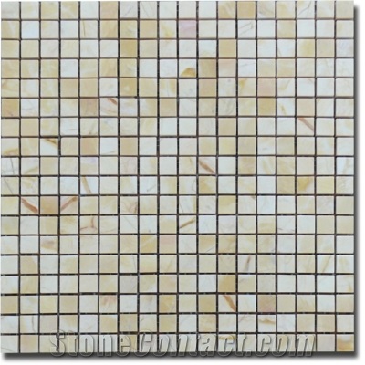 Yellow Marble Mosaic Tile