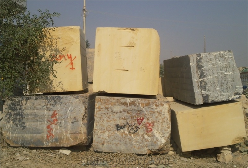 Yellow Sandstone Blocks
