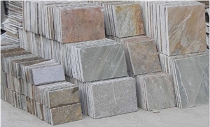 Decorative Flooring Stone, China White Slate Slabs & Tiles