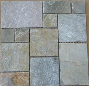 Green Slate Stone Mosaic