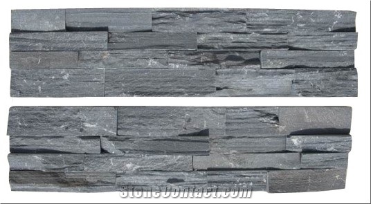Ledge Stone Wall Tile, Grey Slate Ledge Stone