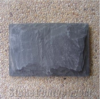Black Slate Mushroom Stone