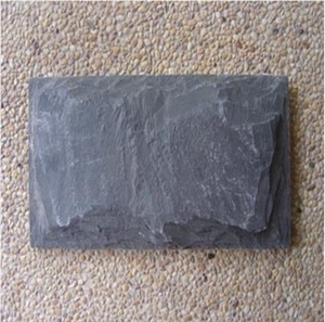 Black Slate Mushroom Stone