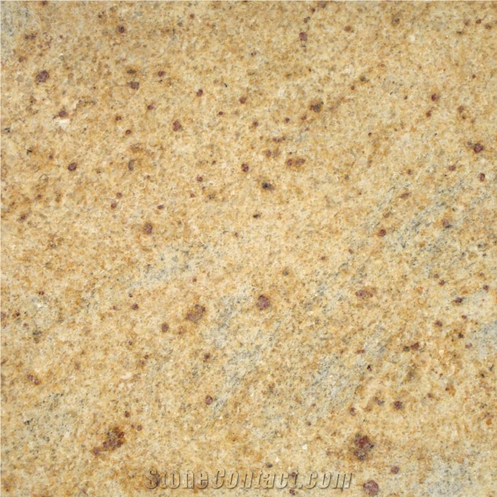 Kashmir Gold Granite Tile, India Yellow Granite