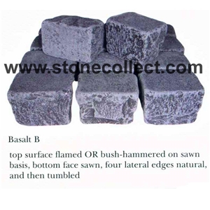 Black Basalt Tumbled Paving Stone