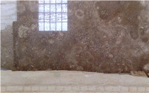 Persian Chocolate Travertine Slab, Chocolate Iran Travertine