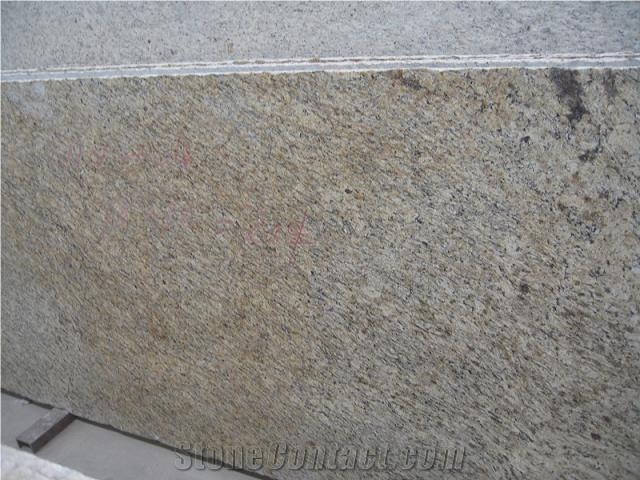 Giallo Ornamental Granite Slab, Brazil Yellow Granite