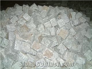 Kuppam Grey Cubes, Grey Cobble, Kuppam Grey Granite Cube Stone, Kuppam ; Cobble, Kuppam Cube Grey Granite Cube Stone