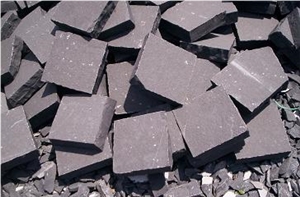 Lime Black (Cuddapa Black) Limestone Cobblestones