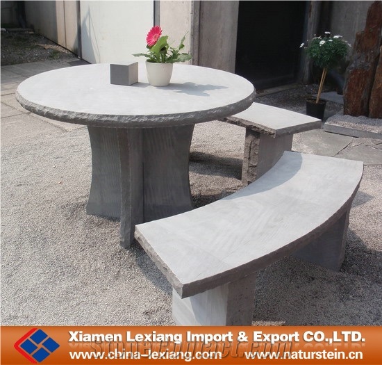 China Granite Stone Design,Beige Granite Bench & Table