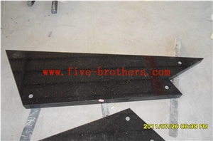 Black Galaxy Granite Double Steps/Stairs/Treads/Staircase