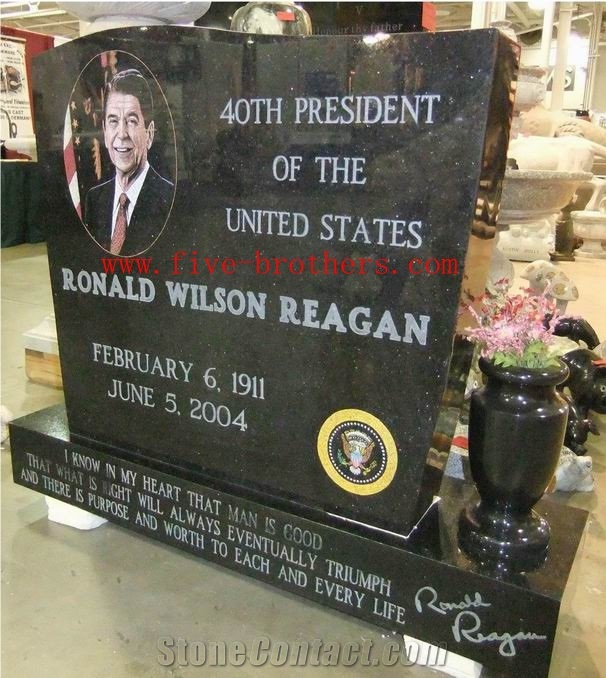 US Style Monuments& Tombstones, Galaxy Black Granite Tombstones - Page ...