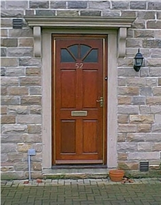Yorkshire Sandstone Door Surround, Beige Sandstone