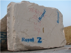 Royal Botticino Marble Block, Iran Beige Marble