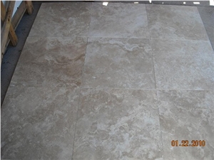 Durango Paredon Travertine Tiles - Honed/Filled, Mexico Beige Travertine floor covering tiles