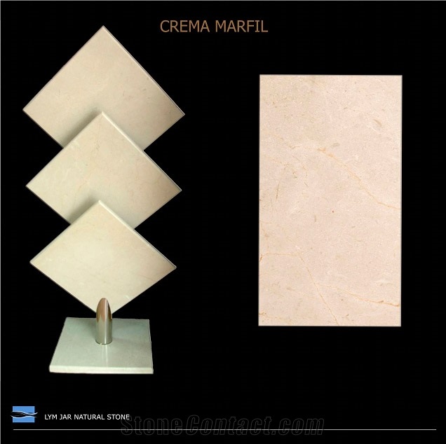 Crema Marfil Zafra Marble Tiles, Spain Beige Marble