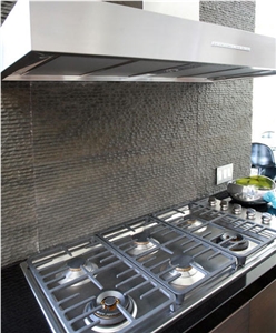 Grey Basalt Kitchen Backsplash Designs
