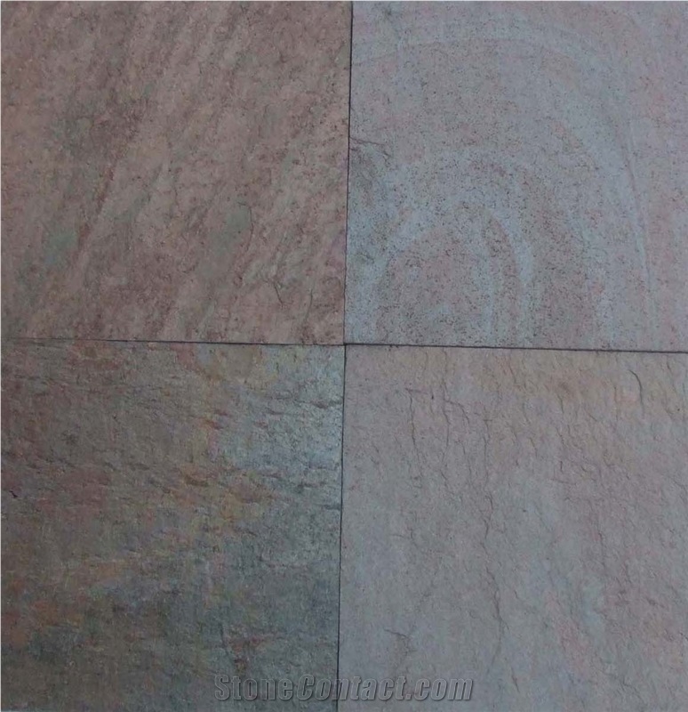 Copper Slate Tile, India Brown Slate