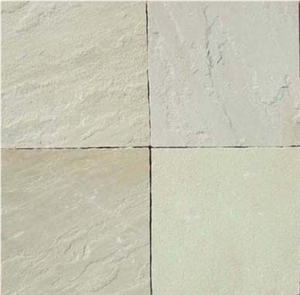 Tint Mint Sandstone Tiles, India Beige Sandstone