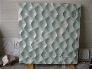 Cheap Natural Sunny Beige 3D Stone Wall Panels, Beige Marble Wall Panels