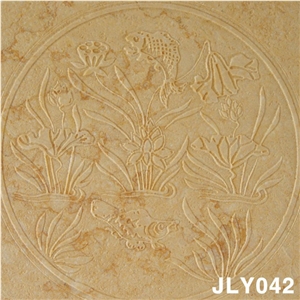 Natural Beige 3D Decorative Wall Panel, Beige Marble Wall Panel
