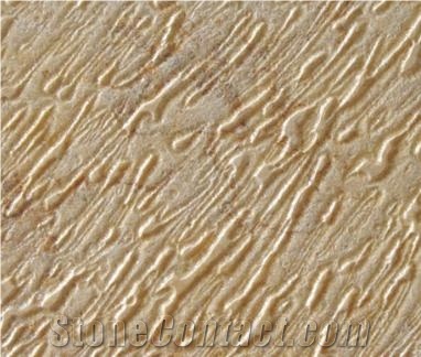 Natural Sunny Beige 3D Wall Panel, Beige Marble 3d Wall Panel