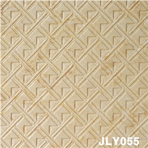 Special 3D Sunny Beige Stone Wall Panel, Beige Marble Wall Panel