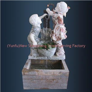 Outdoor/Indoor Water Spray Sculpture Stone Fountai