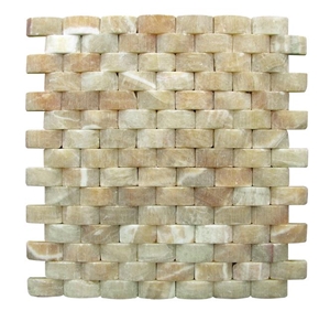 Honey Onyx Mosaic, Mosaic Yellow Onyx