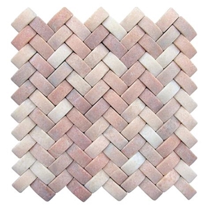 Marble Mosaic, Mosaic Pink Marble