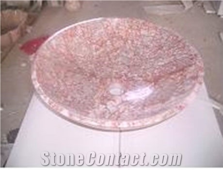 Stone Basins, Pink Granite Basins