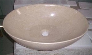 Beige Marble Basins Sinks