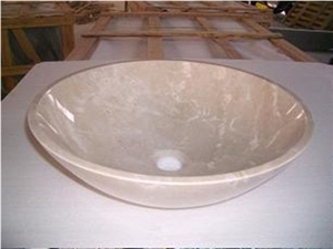 Stone Basins, Basin Beige Marble Basins