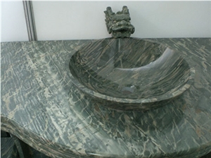 Stone Basins, Basin Green Marble Basins