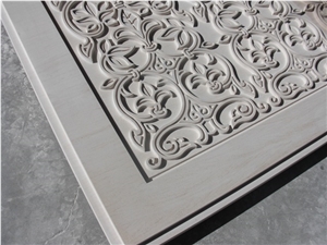 Decorative Wall Panel, Moleanos Beige Limestone CNC Wall Panels