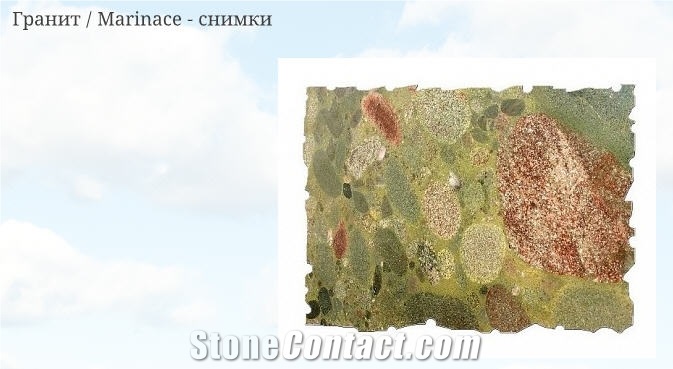 Granite Verde Marinace, Brazil Green Granite Slabs & Tiles
