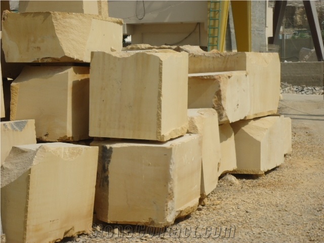 Mango Sandstone Block, Imperial Gold Sandstone Block