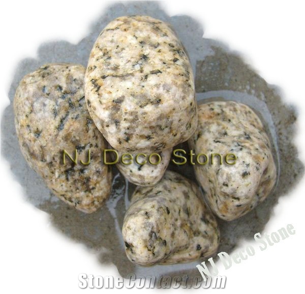Beige Granite Pebble Stone