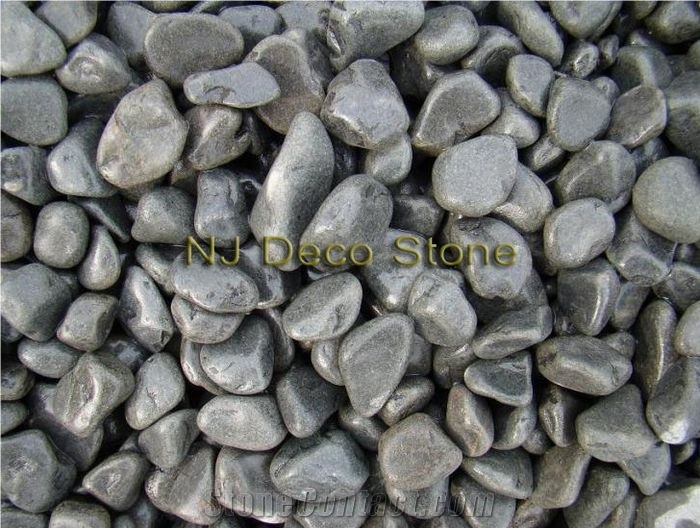 Black Granite Pebbles